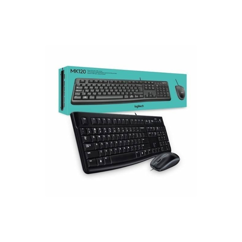 Kit teclado y mouse Logitech